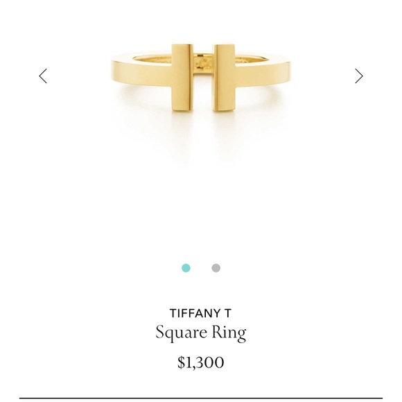 Tiffany & Co. Jewelry - Tiffany T ring 18k yellow gold